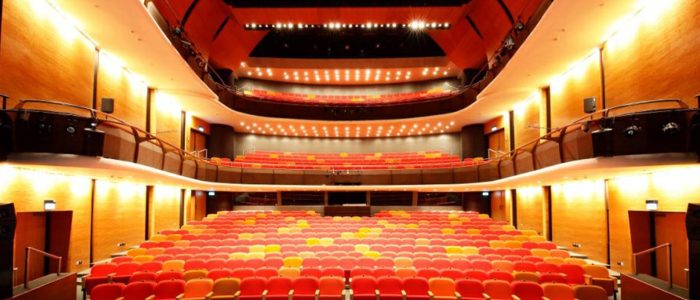 arts college library and drama hall