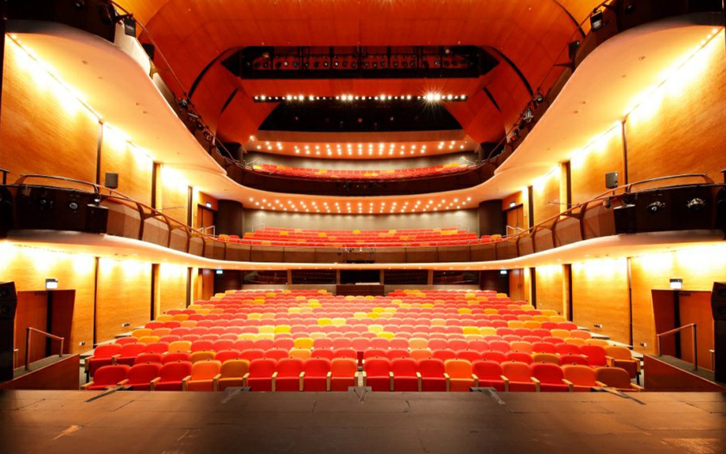arts college library and drama hall