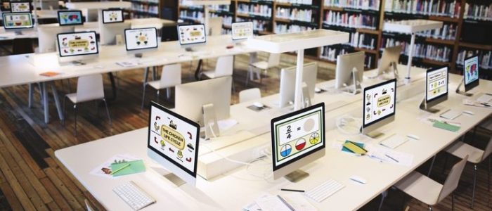 e library
