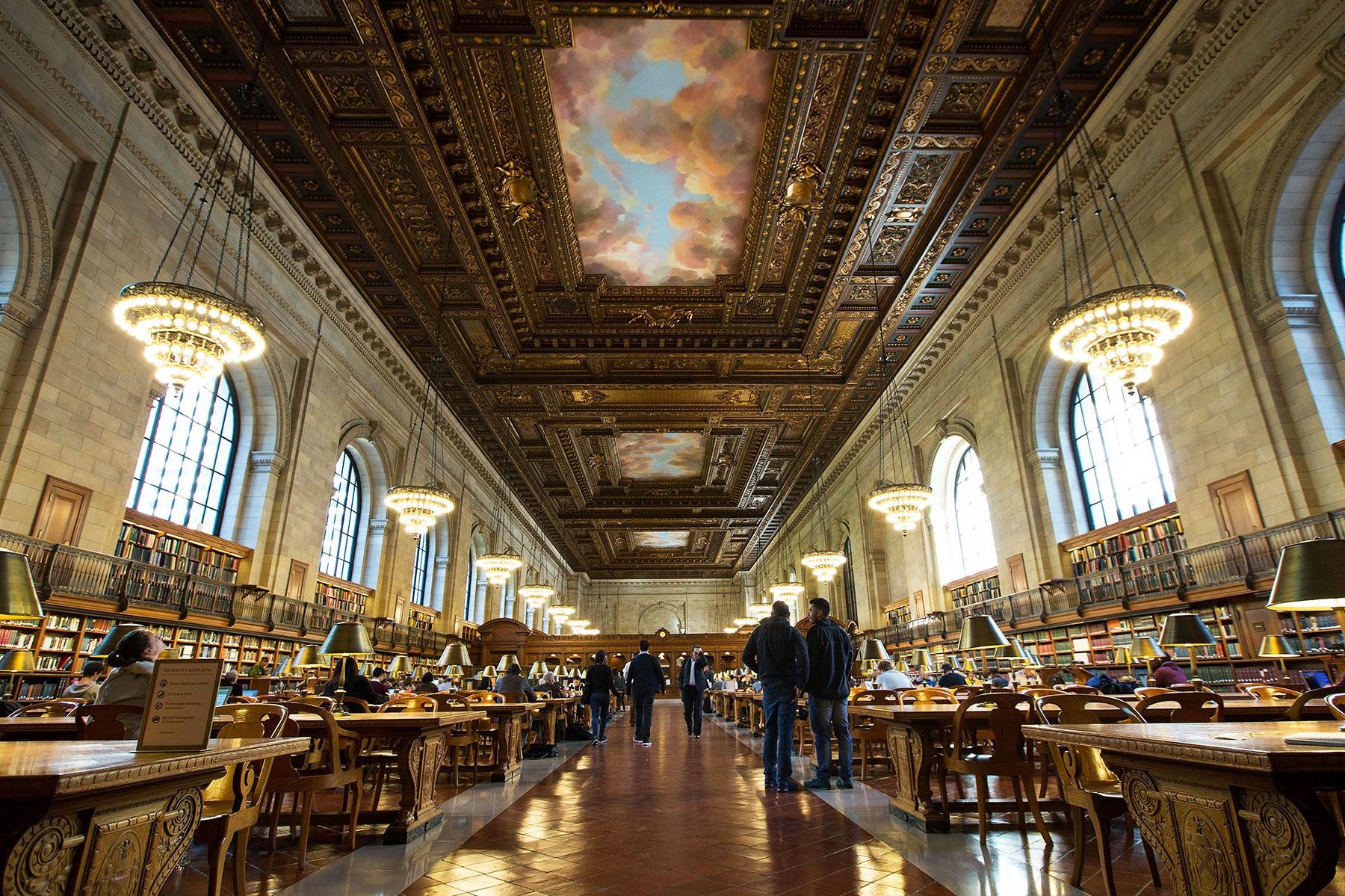 municipal library reading room